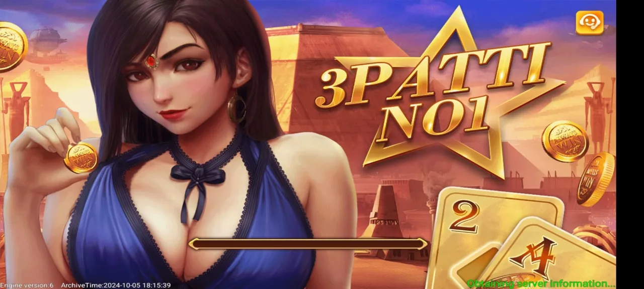 3 Patti No1 loading screen — 3 Patti No1 APK latest version download for Android